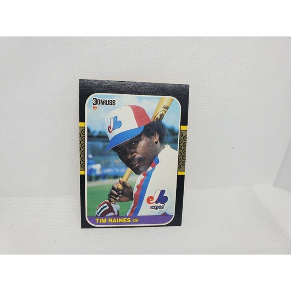 Donruss 87 Jeff Reardon, Tim Raines Hubie Brooks Expos 4 Baseball Card Bundle - Picture 7 of 10